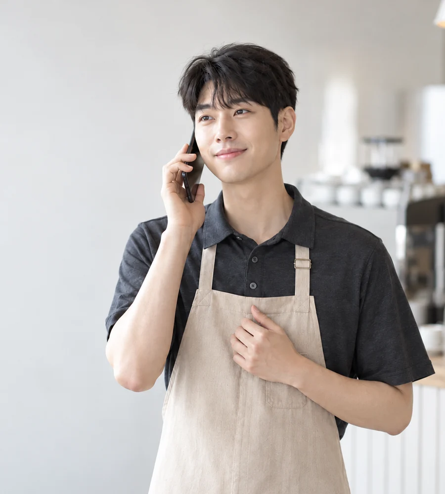김해 개인돈 일수 상담을 휴대전화로 안내받는 고객