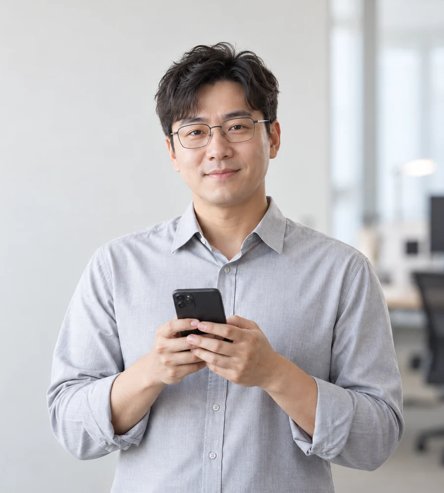김해 개인돈 일수 상담을 휴대전화로 안내받는 고객